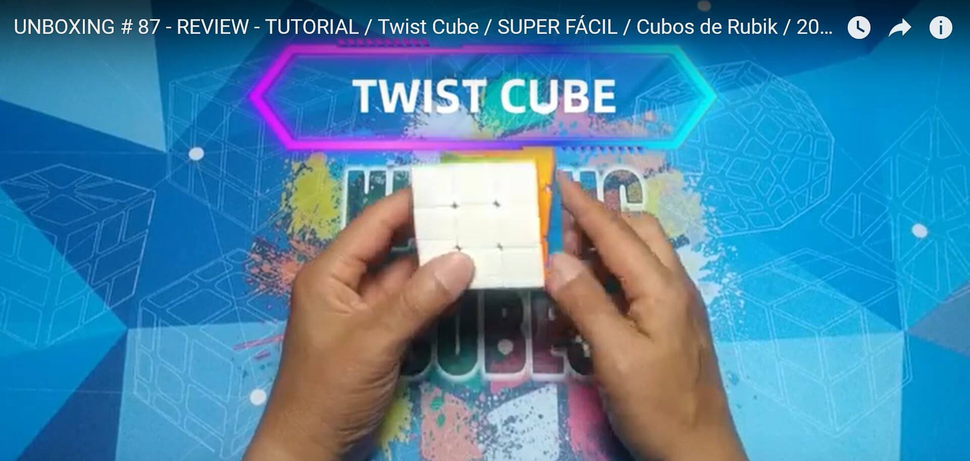 Unboxing de la entretenida mod del 3x3 twist cube