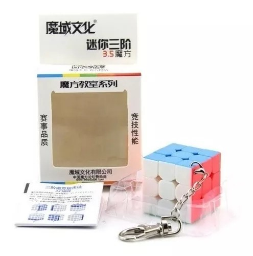 Llavero Cubo 3x3 Moyu Mofangjiaoshi Mf Original 35mm 