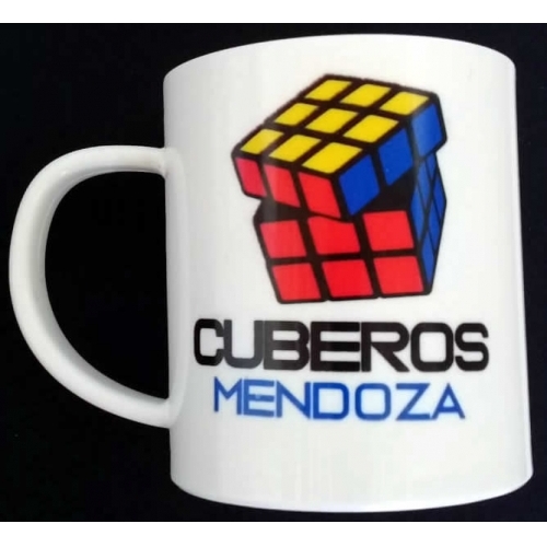 Comprá Taza 'Cuberos Mendoza' Fondo Blanco Plástico Irrompible