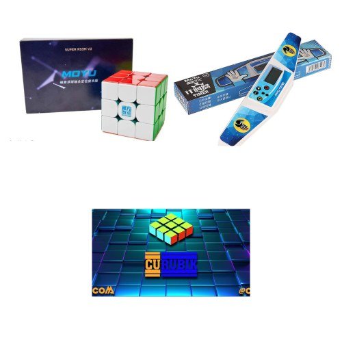 Combo Speed: MoYu Super RS3 M V2 Maglev + Timer + Mat Pad
