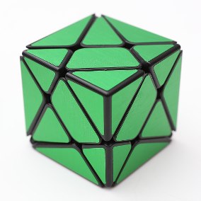 Axis Black  3x3 Green Z cube