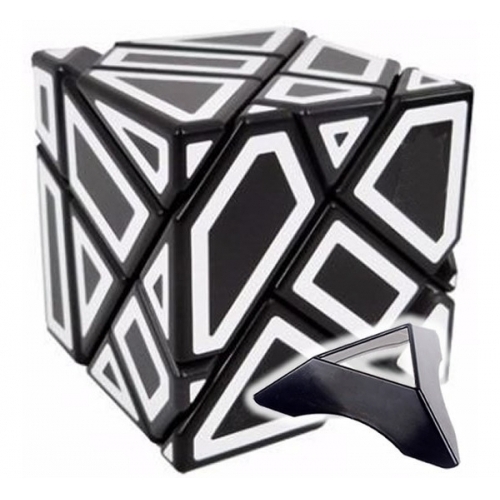 Comprá Cubo Rubik Ninja Ghost Black M + Base