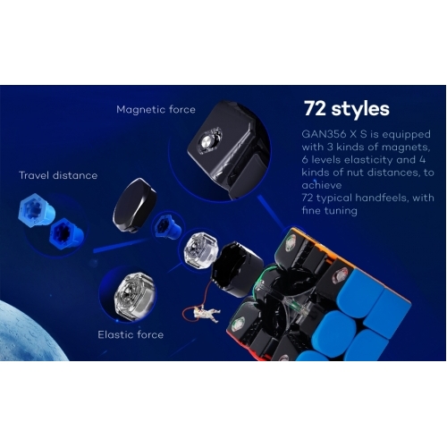 Comprá Cubo Rubik Gan 356 XS Black 