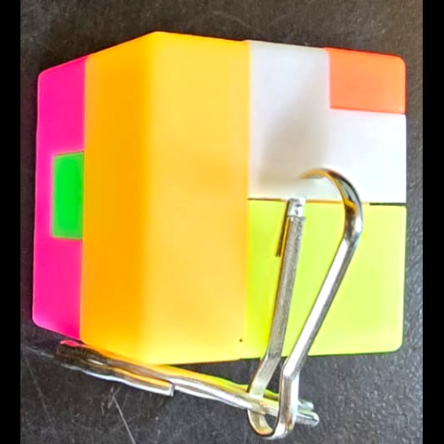 Llavero cubo fidget de colores
