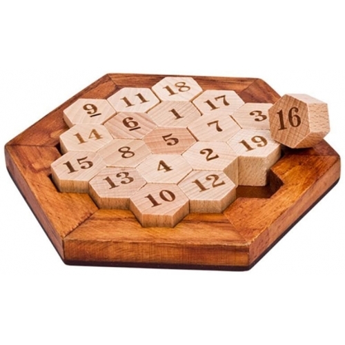Puzzle wooden table tour cellular digital chess