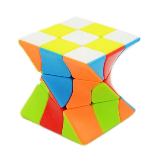 Fanxin  3x3 Twisty Cube Stickerless