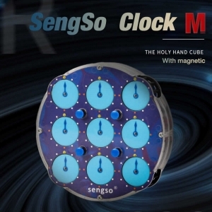 Magnetic Magic clock Blue