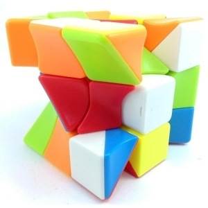 Fanxin  3x3 Twisty Cube Stickerless