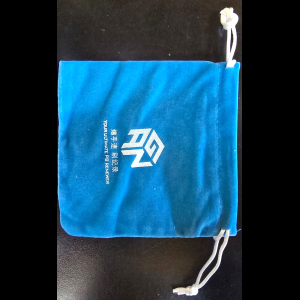 Comprar Bolsita GAN de terciopelo azul para cubos