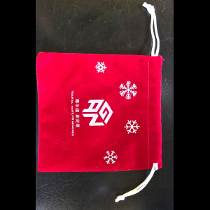 Comprar Bolsita GAN de terciopelo roja edición navideña