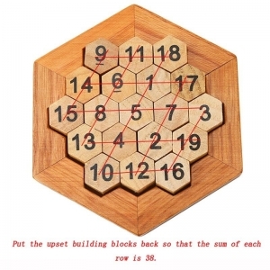 Puzzle wooden table tour cellular digital chess