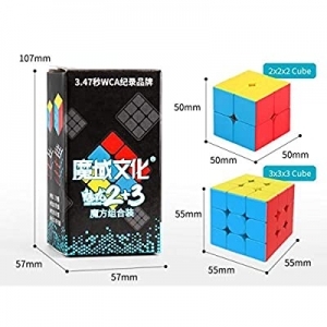 Pack Moyu 3x3 + 2x2 Stickerless Meilong